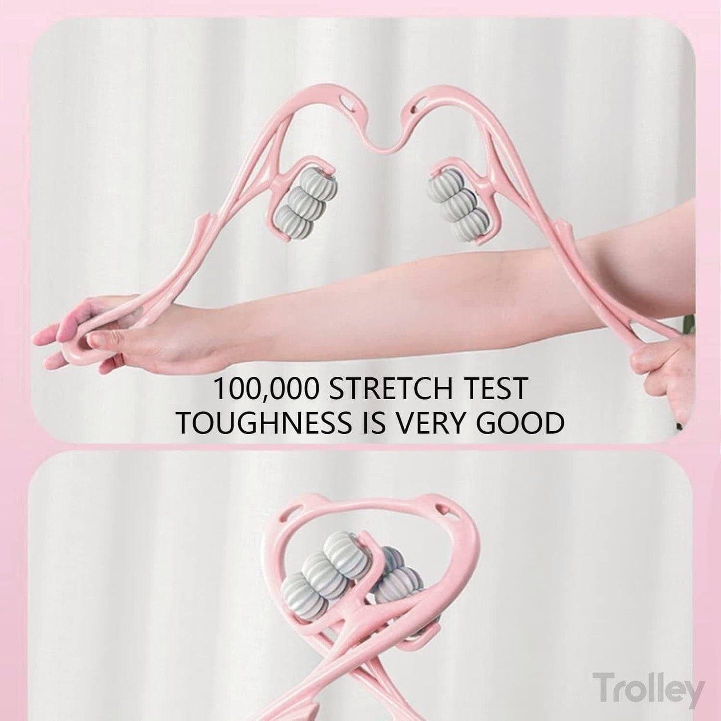 TROLLEY® 6 Wheel Dual Pressure Point Cervical Neck Massager